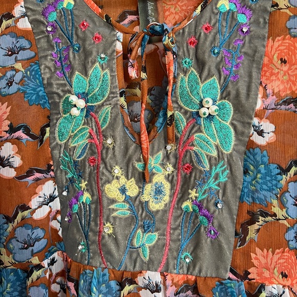 NWT-Aratta-Chiffon tunic-Medium - Picture 4 of 12